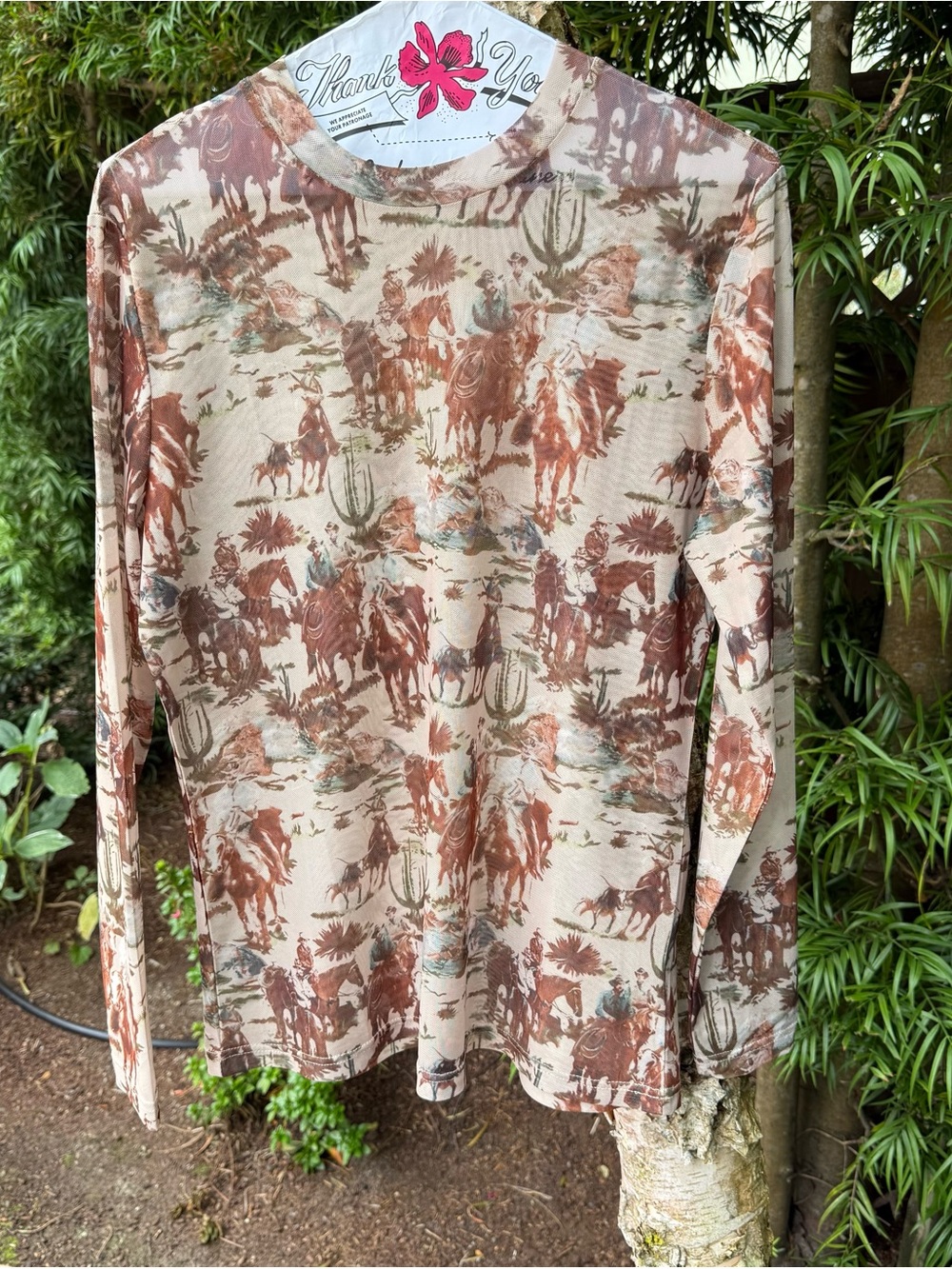 Western Mesh Top - Picture 4 of 4